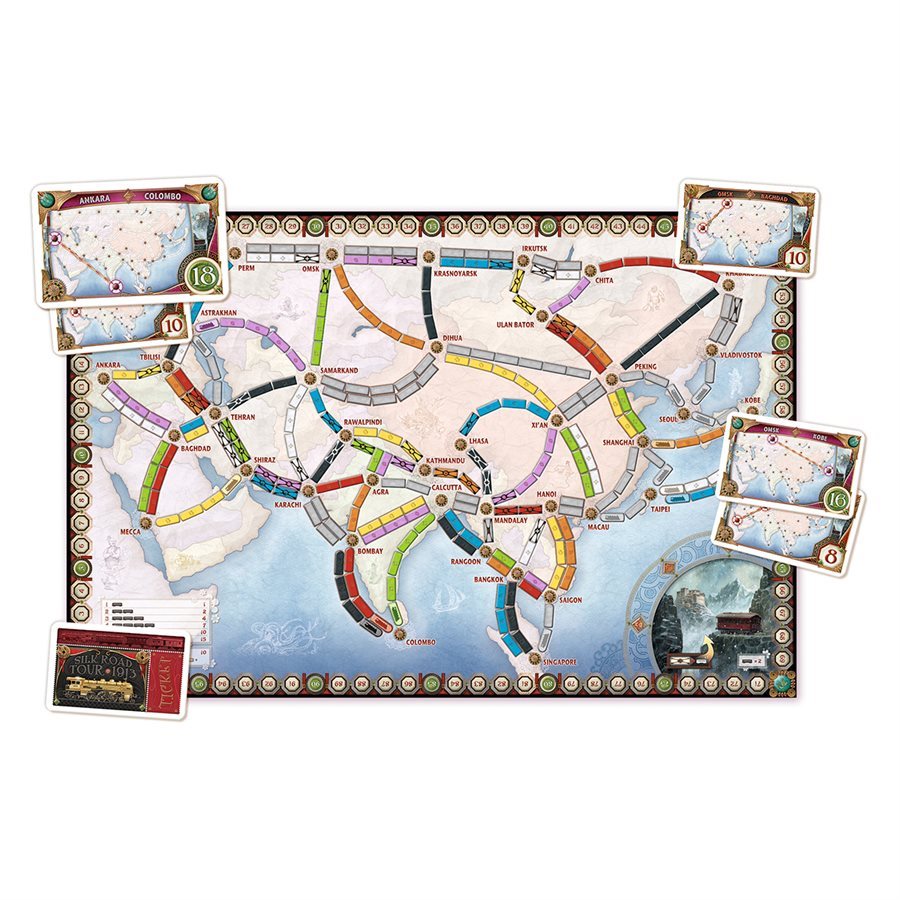 Ticket to Ride: Map #1 Asia (Multilingual)