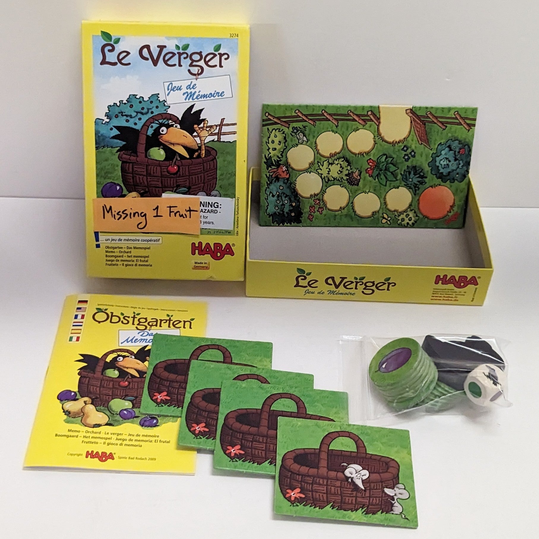 Le Verger Jeu de Memoire (Multilingual) (Used) (Damaged)