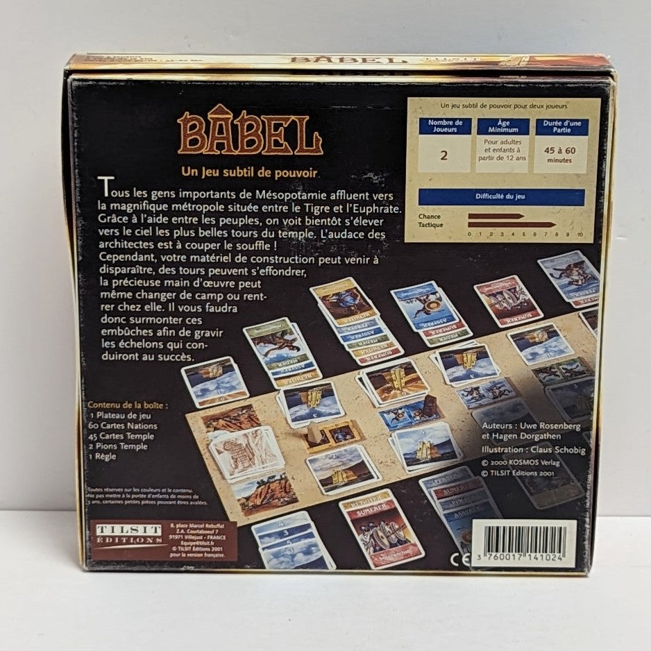 Babel: Un Subtil Jeu de Pouvoir (French) (Used)