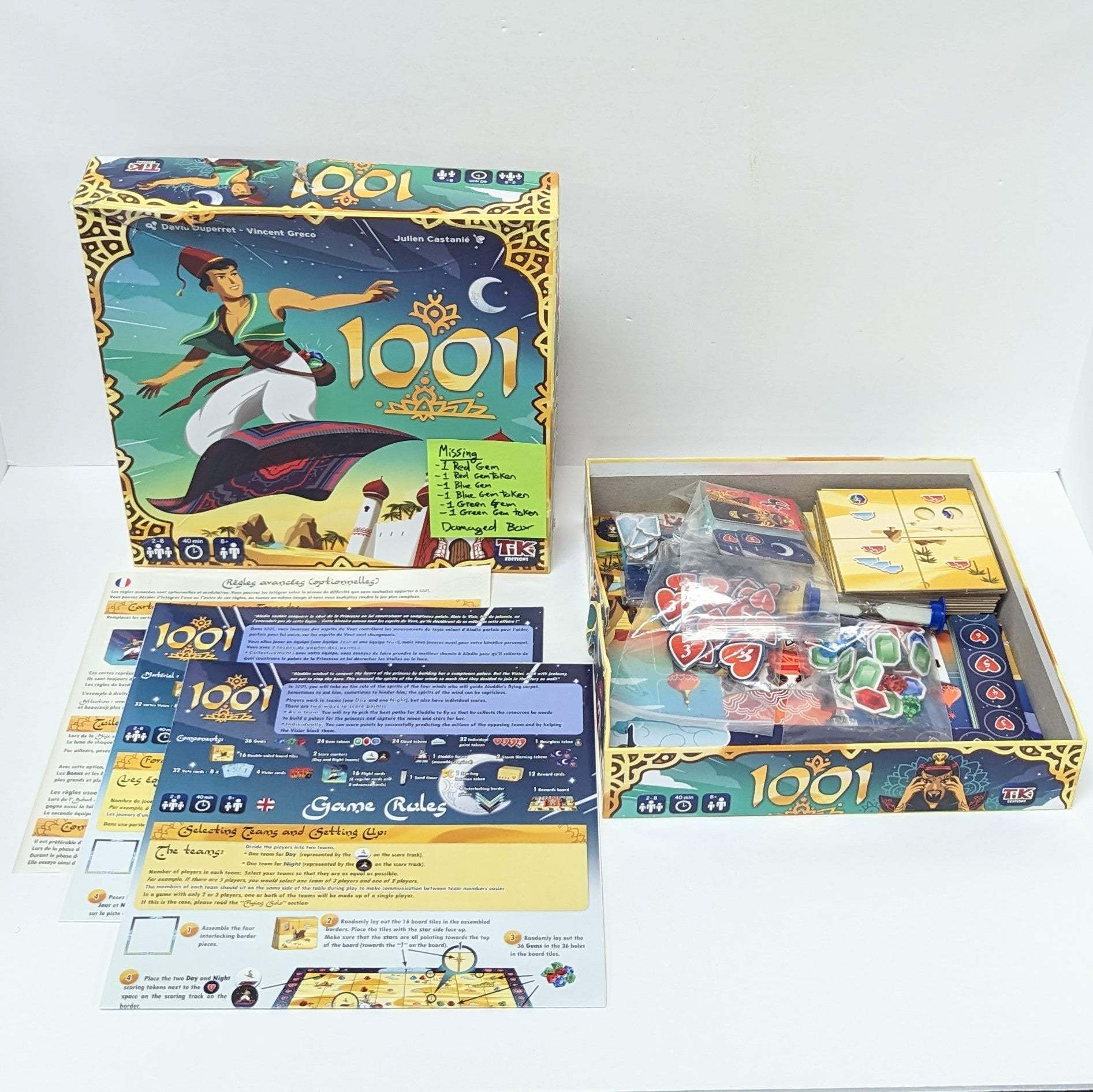 1001 (Multilingual) (Used) (Damaged)