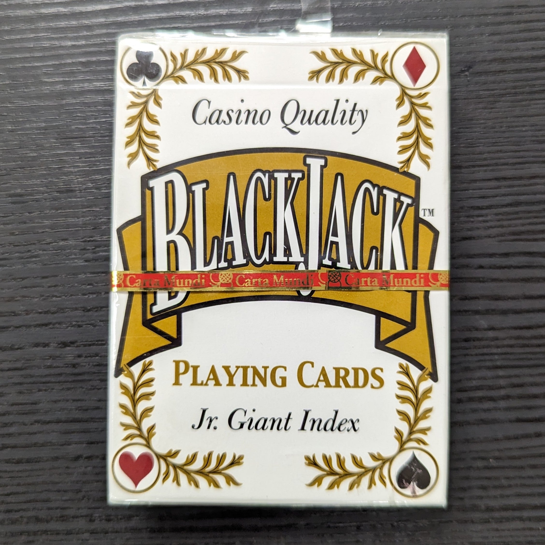 BlackJack Cartes à jouer Jr. Giant Index
