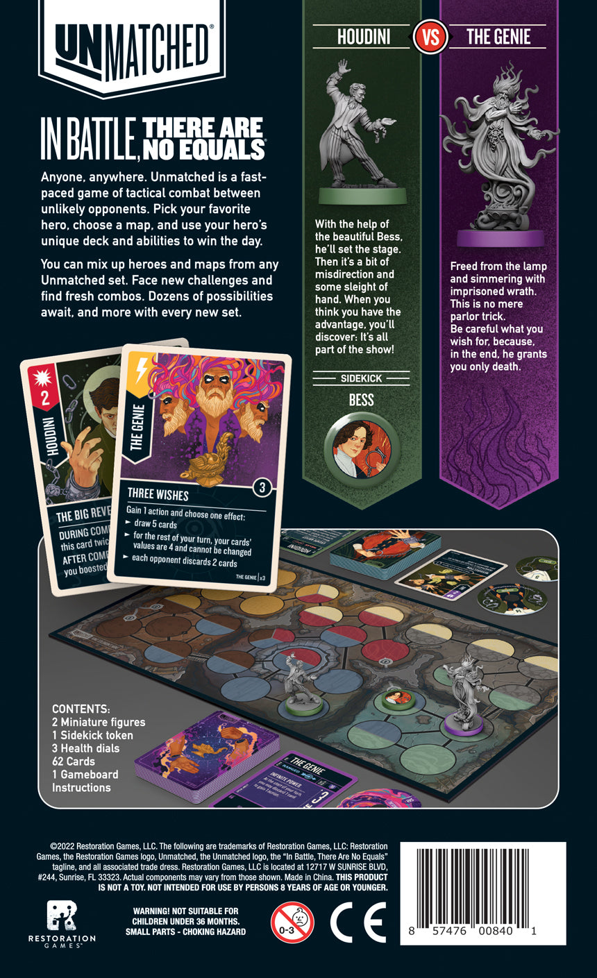 Unmatched: Houdini vs. The Genie (English)