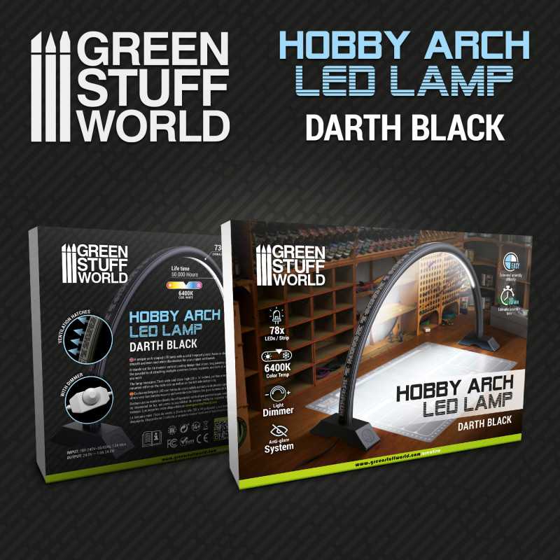 Lampe LED Hobby Arch - Dark Noir
