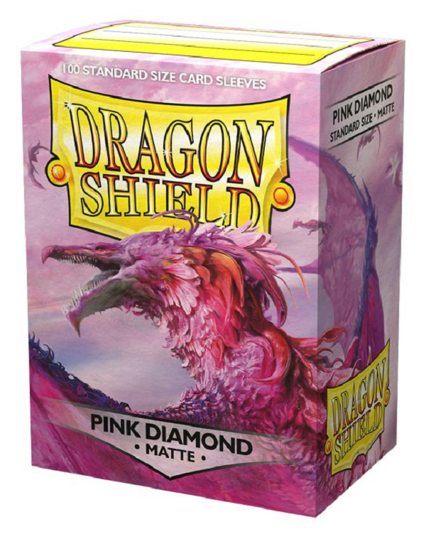 Dragon Shield Matte Pink Diamond 100CT