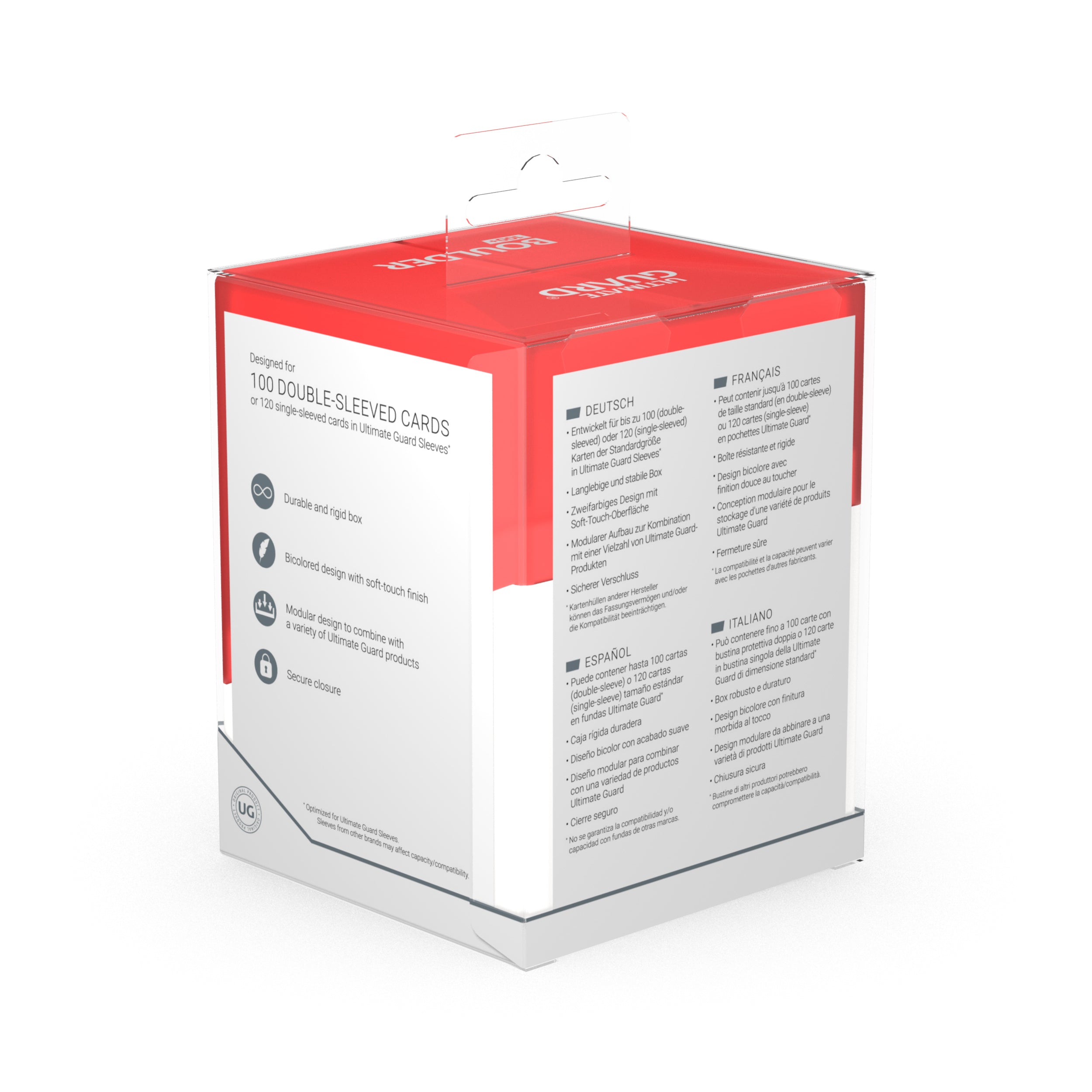 Deck Case Boulder 100+ Synergy Red/White