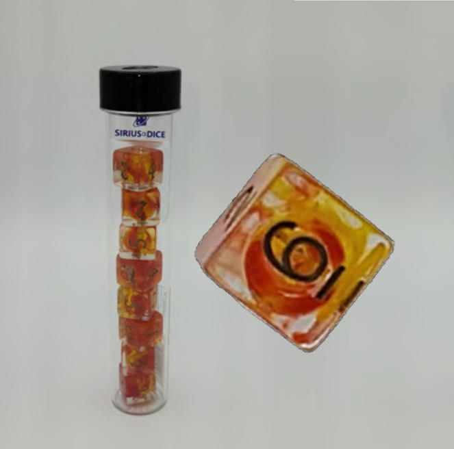 Ensemble de dés Fireball 7 + 1