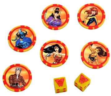 Pack de dés et jetons DC Heroclix: Wonder Woman 80e anniversaire
