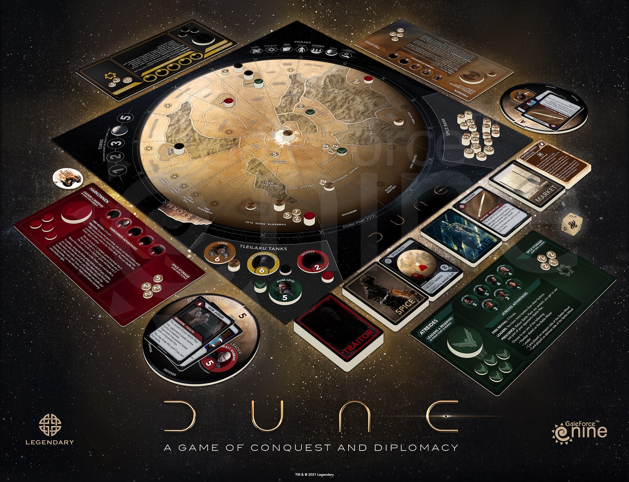 Dune: A Game of Conquest and Diplomacy (English)