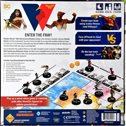 DC Heroclix : Jeu de figurines Wonder Woman 80e anniversaire