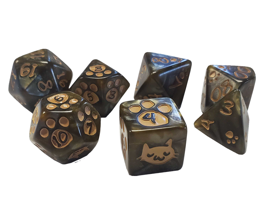 Kitten Dice - Brown