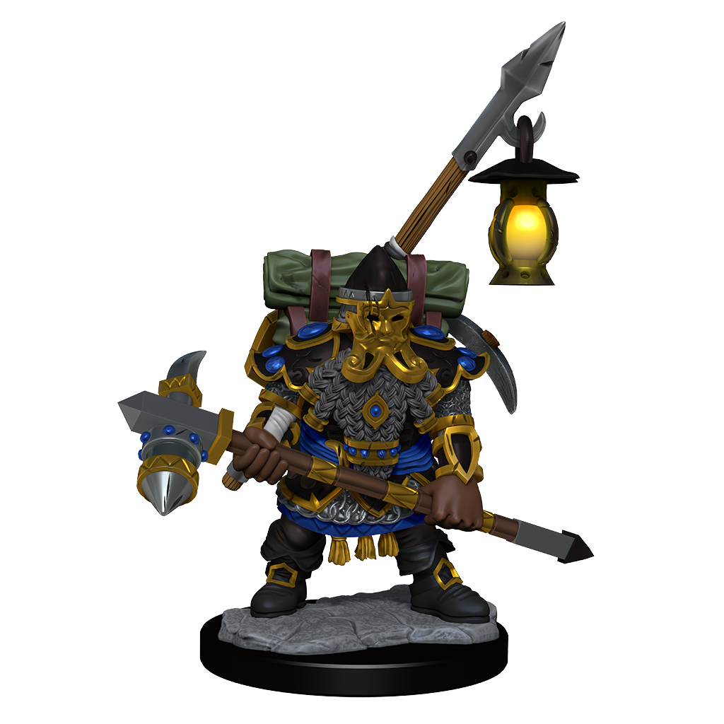 Cadres : combattant nain mâle