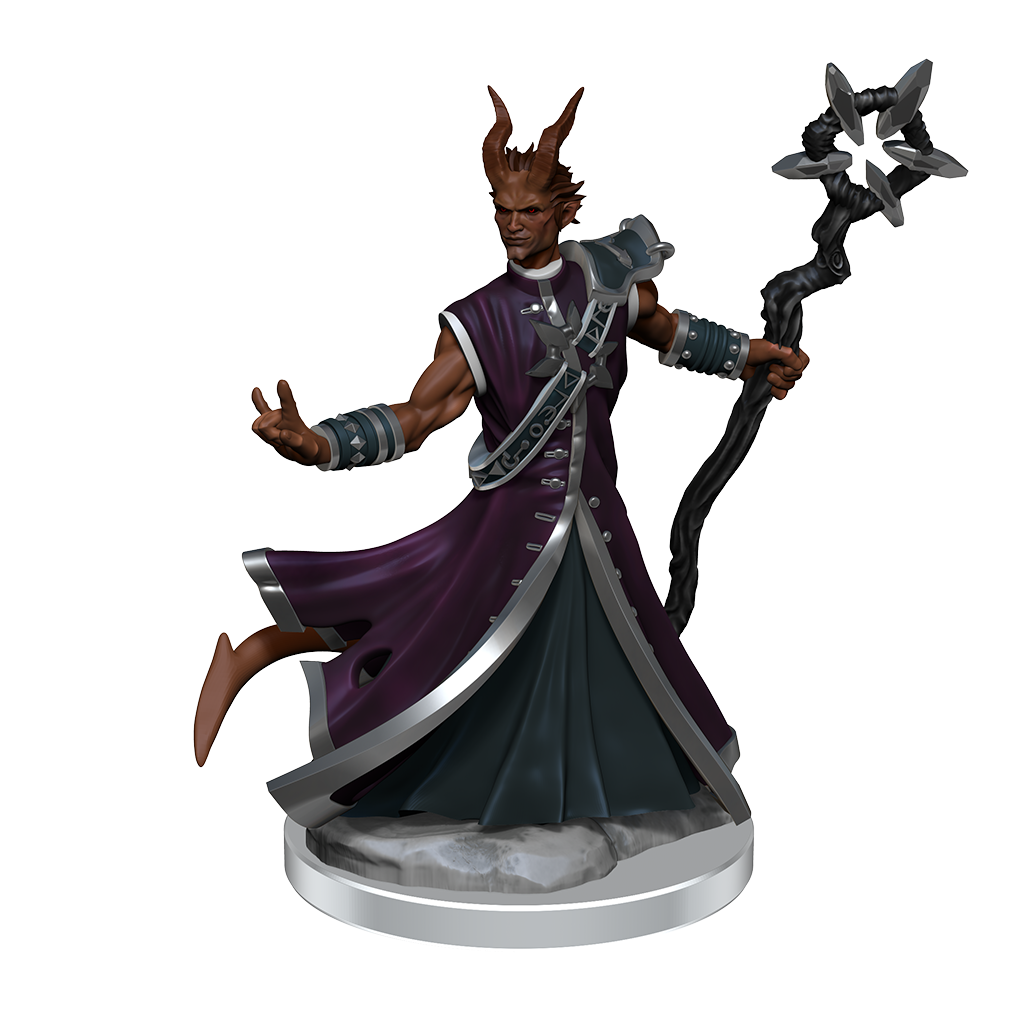 Cadres : démoniste tieffelin mâle