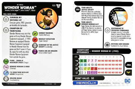DC Heroclix: Wonder Woman 80th Anniversary Play At Home Kit