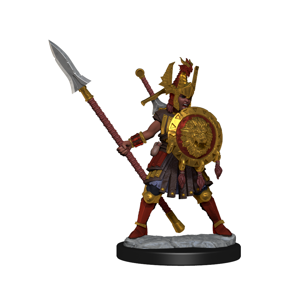 Cadres : Combattant humain féminin