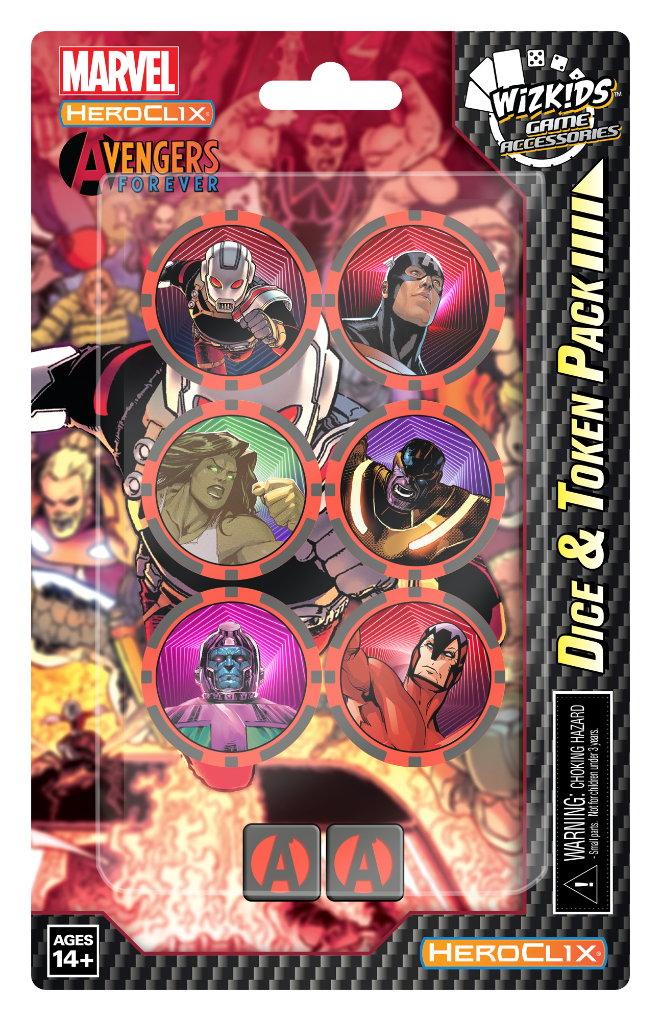 Marvel Heroclix : Pack de dés et de jetons Avengers Forever Ant-Man