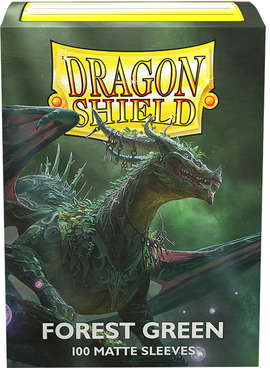 Dragon Shield Matte Forest Green 100CT