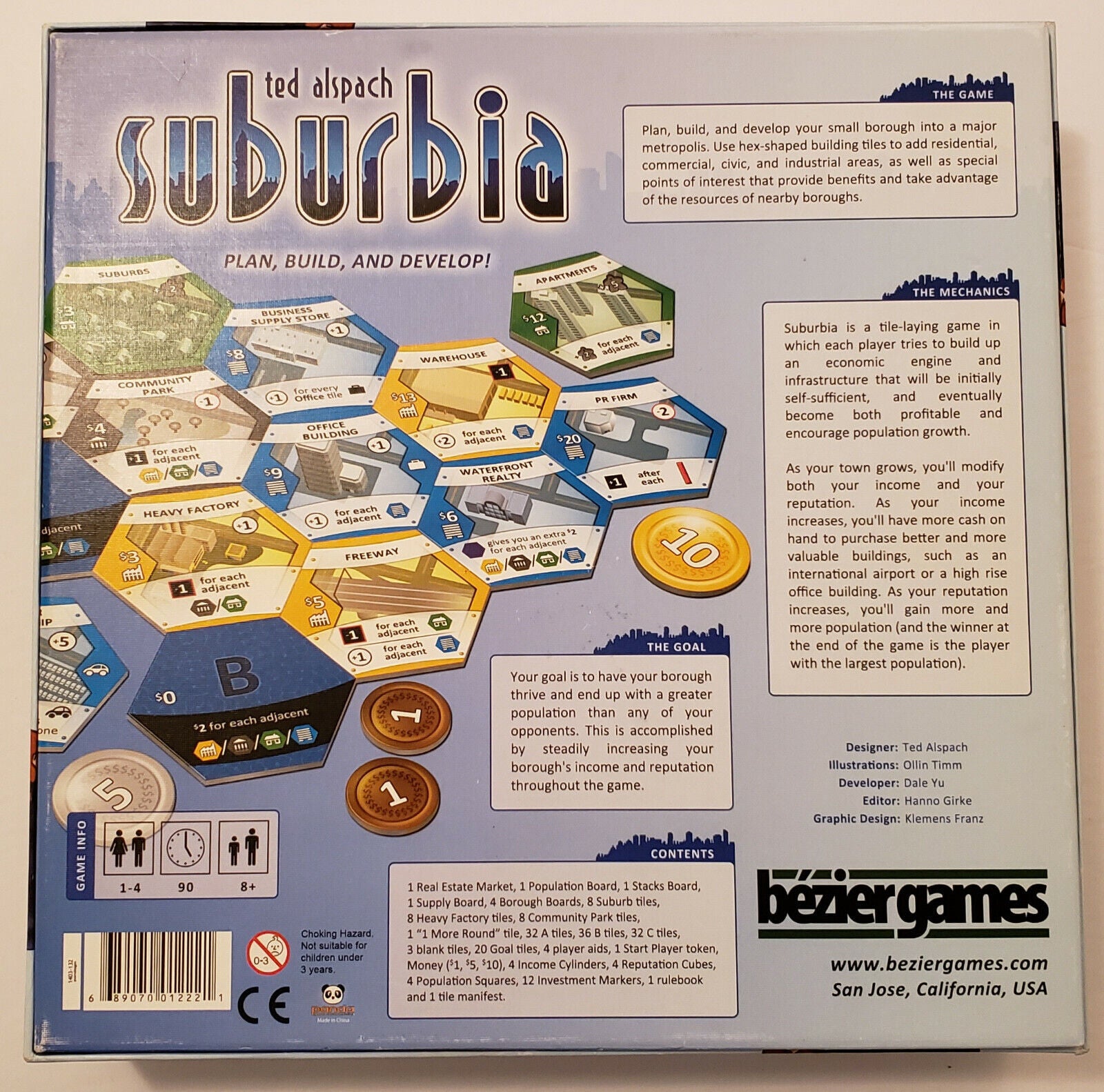 Suburbia with Broken Token Box Insert (English) (Used)