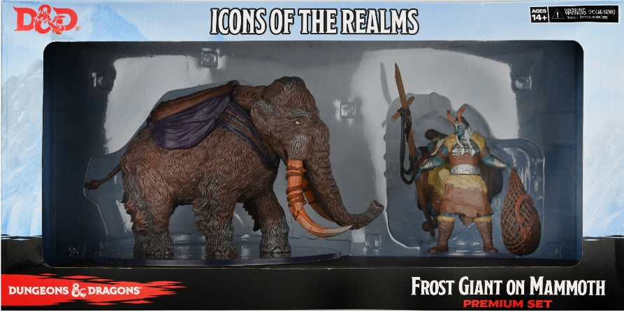 Icons of the Realms: Snowbound - Figurines Premium Géant de Givre et Mammouth