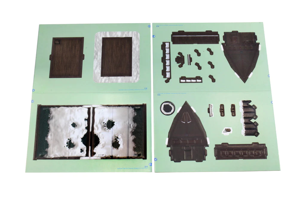 Ten Towns Papercraft Set