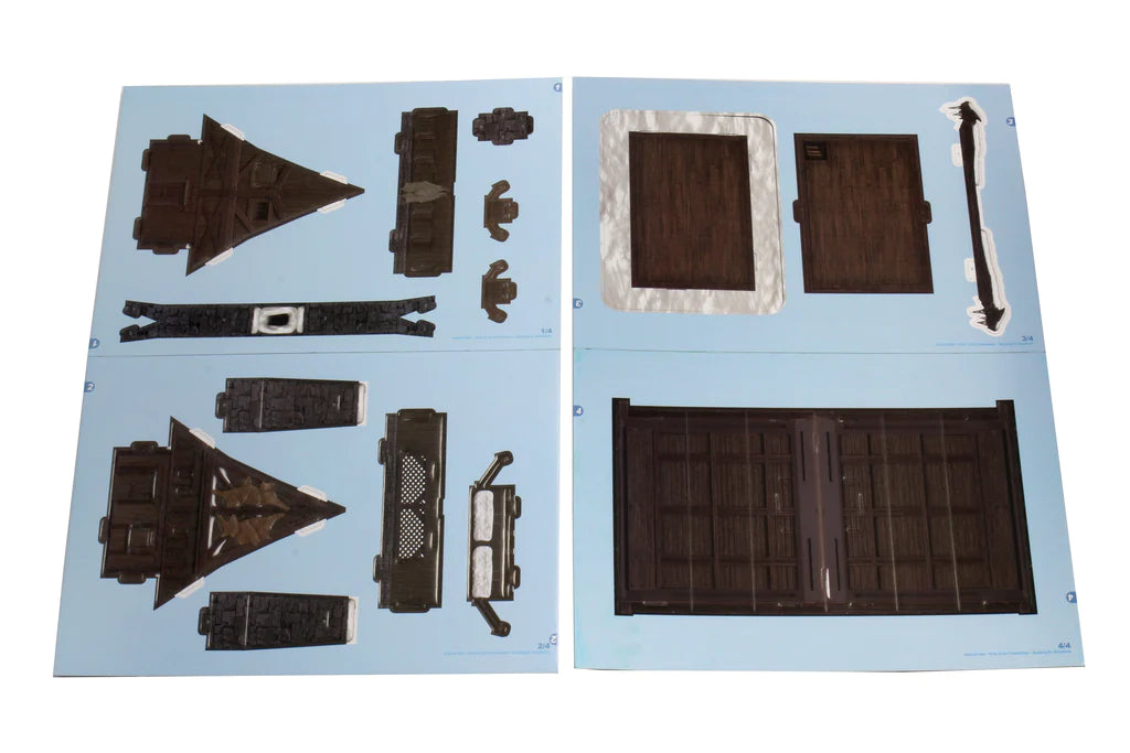 Ten Towns Papercraft Set