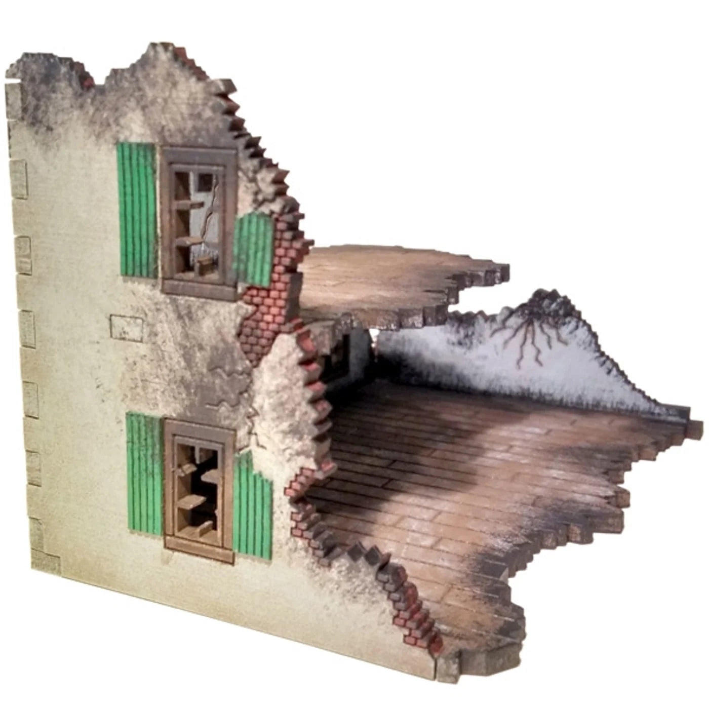 Wrecked Farm House