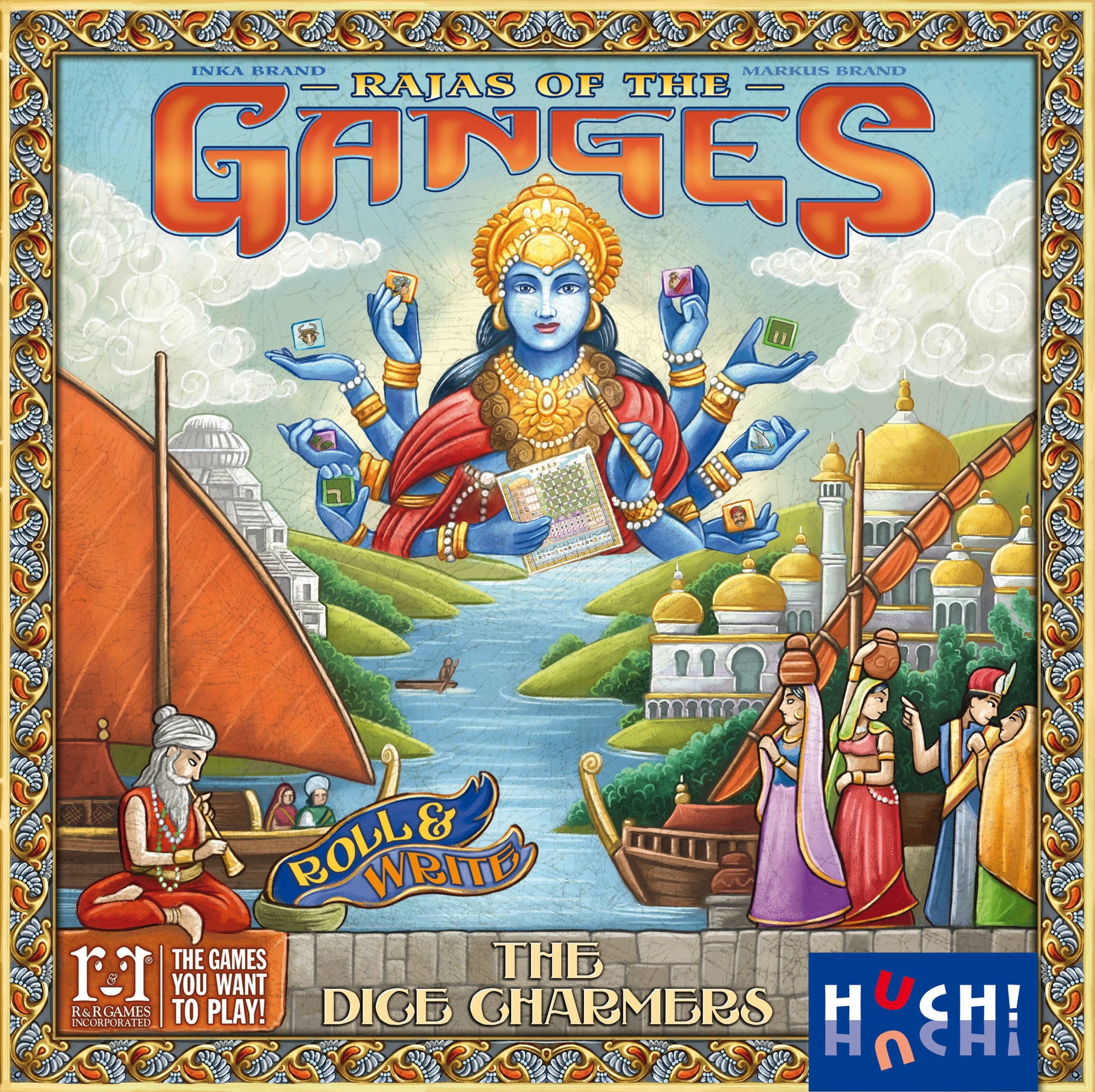 Rajas of the Ganges Dice Charmers Roll and Write (Multilingual)