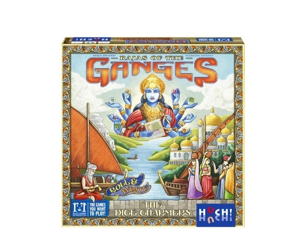 Rajas of the Ganges Dice Charmers Roll and Write (Multilingual)