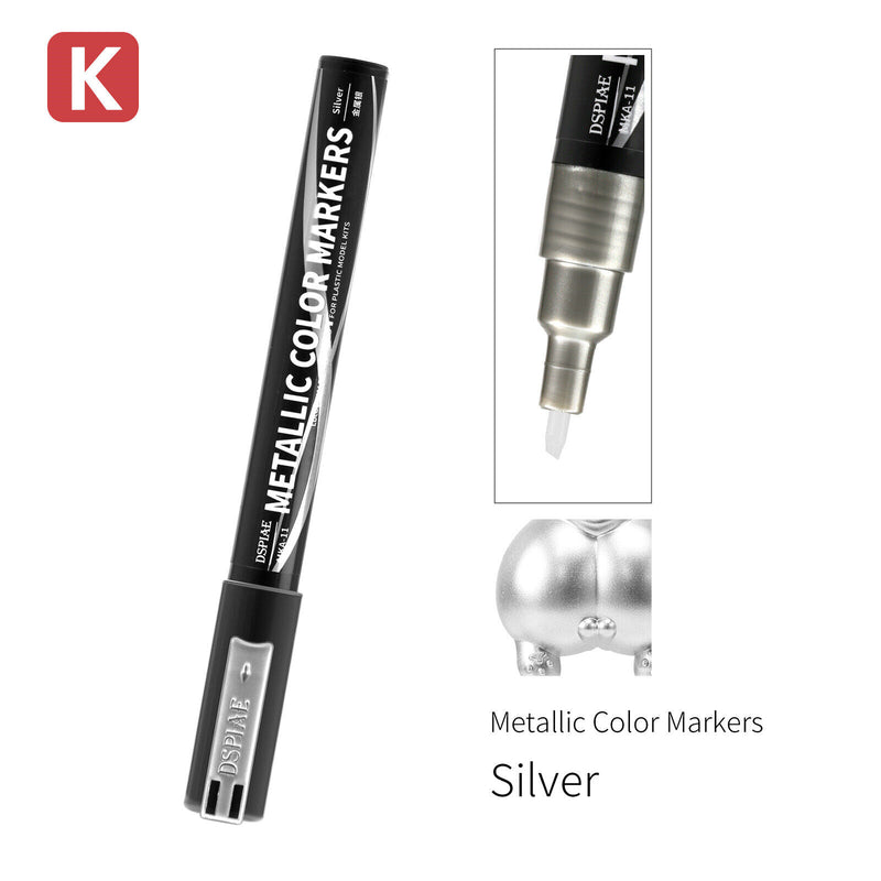 Dspiae Super Metallic Color Markers - MKA-11 Metallic Silver