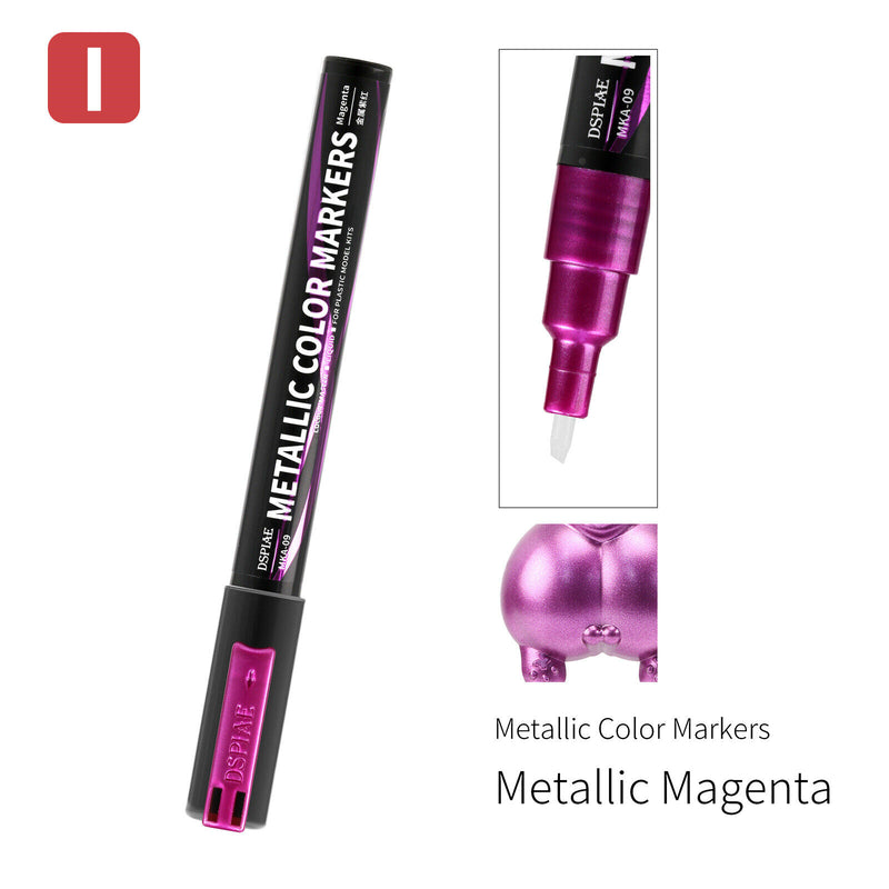Dspiae Super Metallic Color Markers - MKA-09 Metallic Magenta