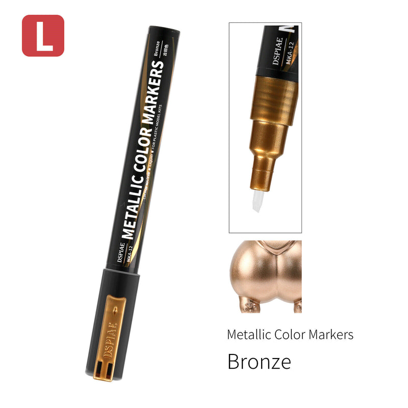 Dspiae Super Metallic Color Markers - MKA-12 Metallic Bronze