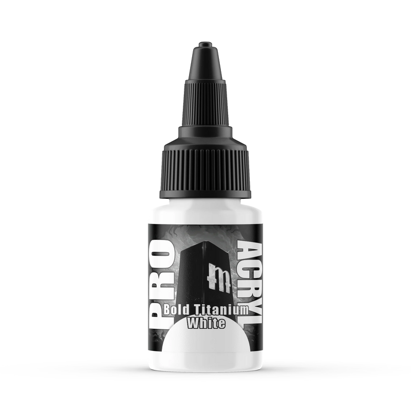 Pro Acryl: 001 - Bold Titanium White 22ML