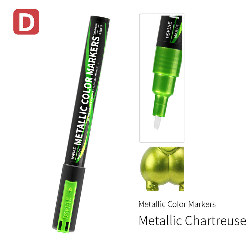 Dspiae Super Metallic Color Markers - MKA-04 Metallic Chartreuse