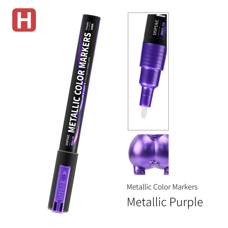 Dspiae Super Metallic Color Markers - MKA-08 Metallic Purple