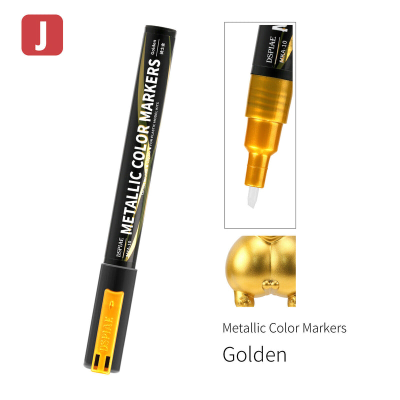 Dspiae Super Metallic Color Markers - MKA-10 Metallic Golden
