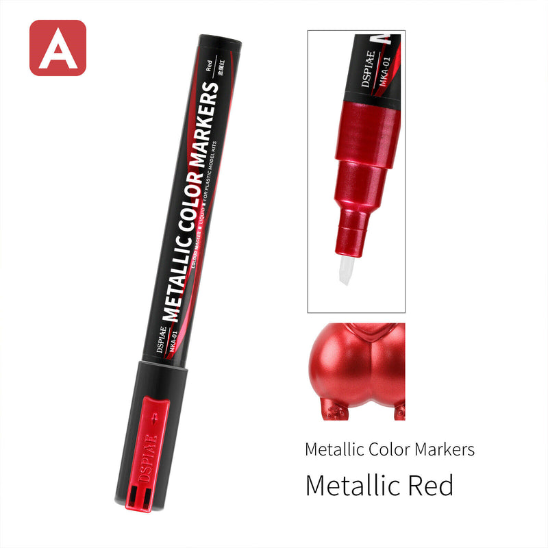 Dspiae Super Metallic Color Markers - MKA-01 Metallic Red