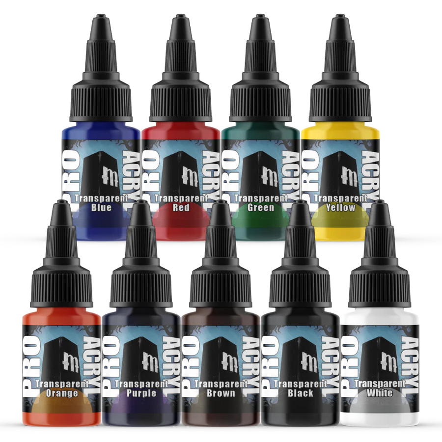 Pro Acryl Expansion Set #2 - Transparents - 9 Colors