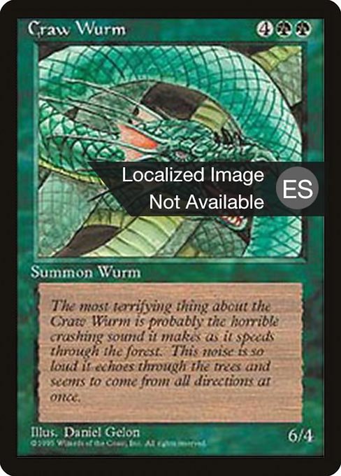 Craw Wurm (238) [Fourth Edition Foreign Black Border]