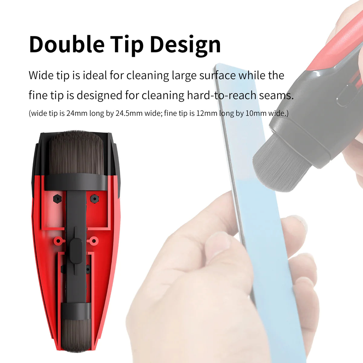 Retractable Dust Brush Double Head