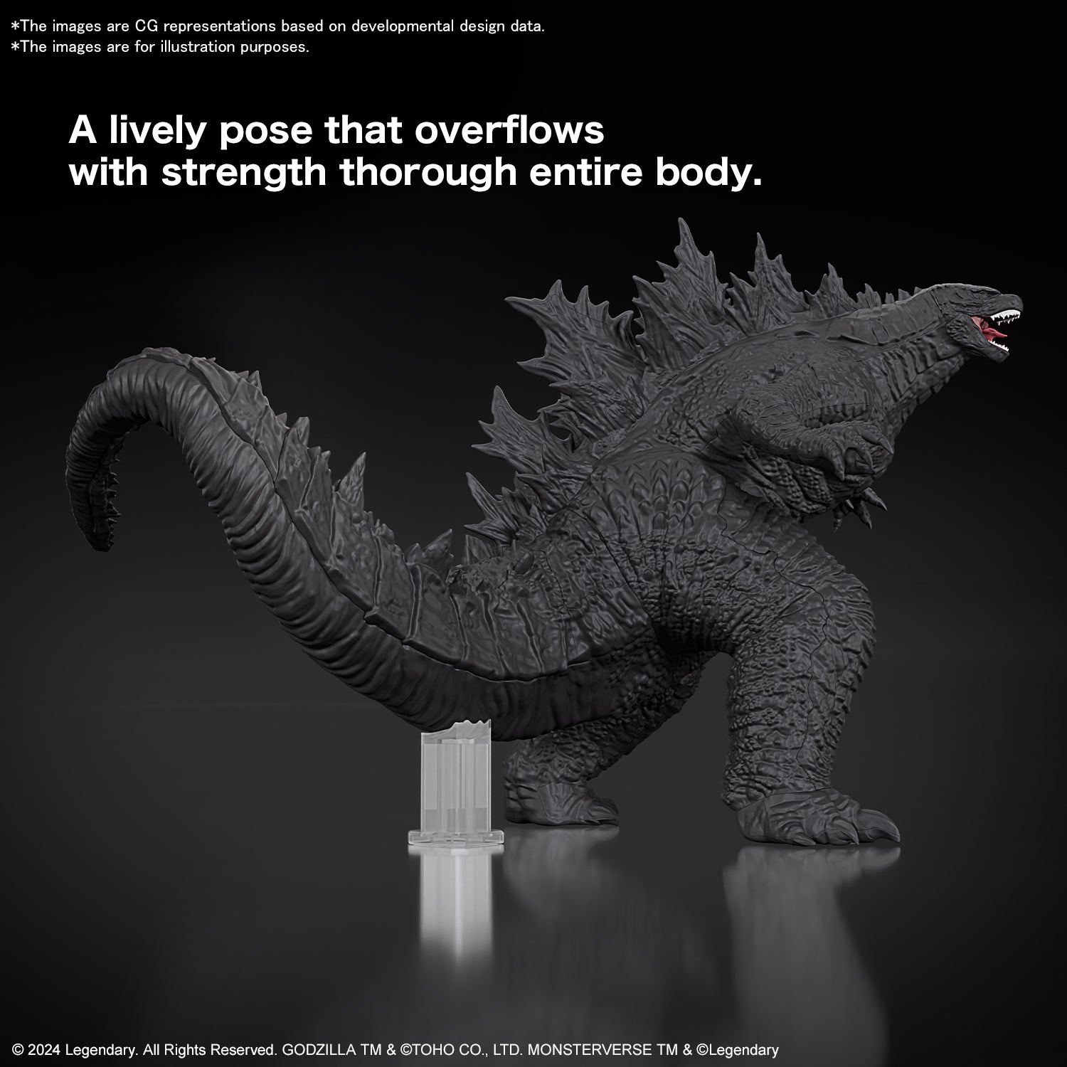 Bandai Godzilla (2024) from “Godzilla X Kong: The New Empire"