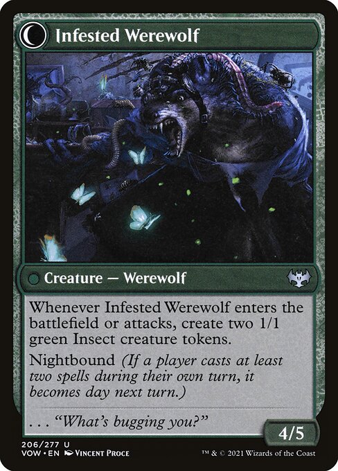 Infestation Expert (206) [Innistrad: Crimson Vow] Reverse