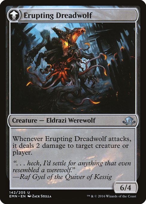 Smoldering Werewolf (142) [Eldritch Moon] Reverse