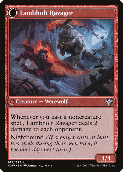 Lambholt Raconteur (167) [Innistrad: Crimson Vow] Reverse