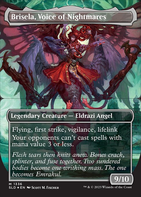 Brisela, Voice of Nightmares (1336b) [Secret Lair Drop] [Borderless]
