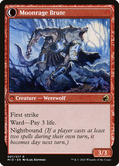 Brutal Cathar (7) [Innistrad: Midnight Hunt] Reverse