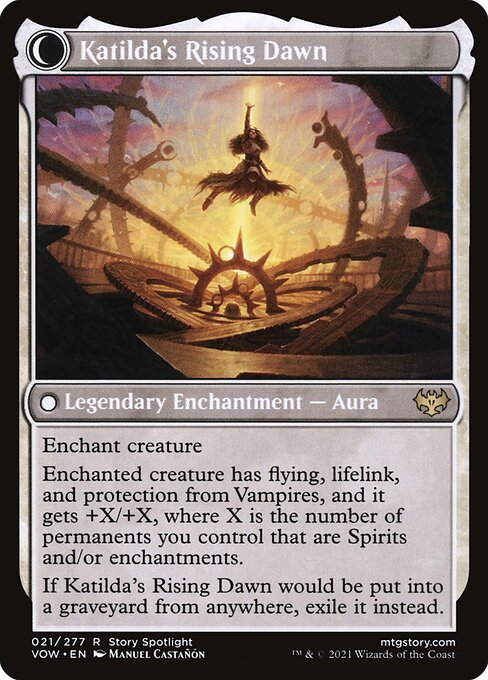 Katilda, Dawnhart Martyr (21) [Innistrad: Crimson Vow] Reverse