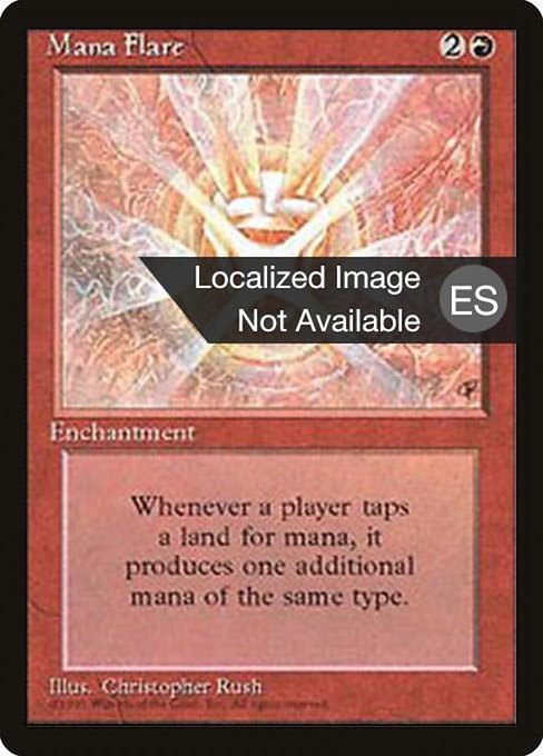 Mana Flare (211) [Fourth Edition Foreign Black Border]