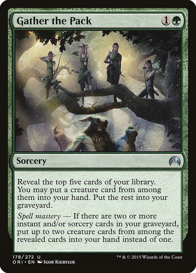 Gather the Pack (178) [Magic Origins]