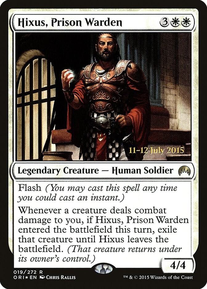 Hixus, Prison Warden (19) [Prerelease Cards]