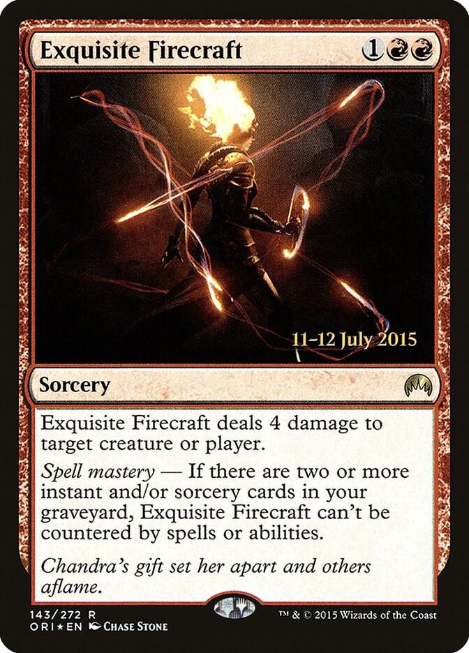 Exquisite Firecraft (143) [Prerelease Cards]