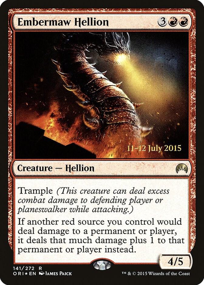 Embermaw Hellion (141) [Prerelease Cards]